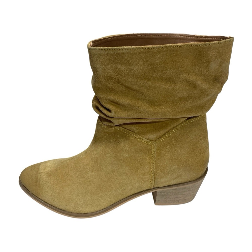 NEW Matisse Sutton Suede Leather Butterscotch Sz 10 Slouch Ankle Boots Women's‎
